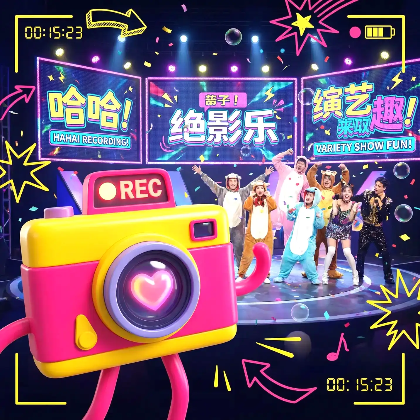 成都黑帽门视频完整修复 经典综艺 - 极限挑战